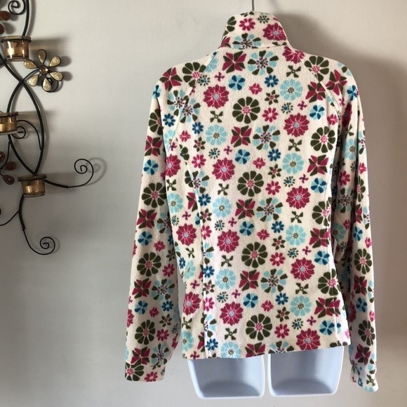 Columbia Size Youth 18/20 = Adult S Coat Sweater Printed Soft Warm Zip Up Jacket - Picture 11 of 16